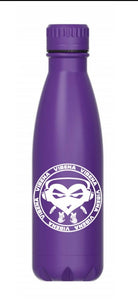 Vibena 500ml metal water bottle. Purple with white Vibena character logo **Free UK Postage**