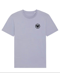 Vibena new style t-shirt. Lavender with black Vibena character logo (front logo only) **Free UK Postage**