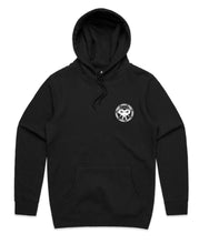 Vibena hoodie. Black with white Vibena character logo (front and back logo) **Free UK postage**