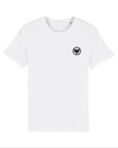 Vibena new style t-shirt. White with black Vibena character logo (front logo only) **Free UK Postage**