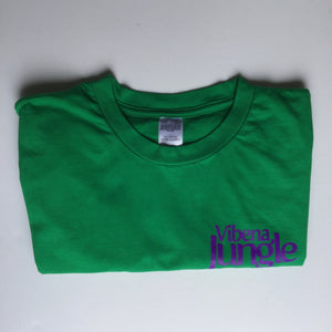 Vibena Jungle Green T-Shirt / Purple Logo *FREE UK POSTAGE*