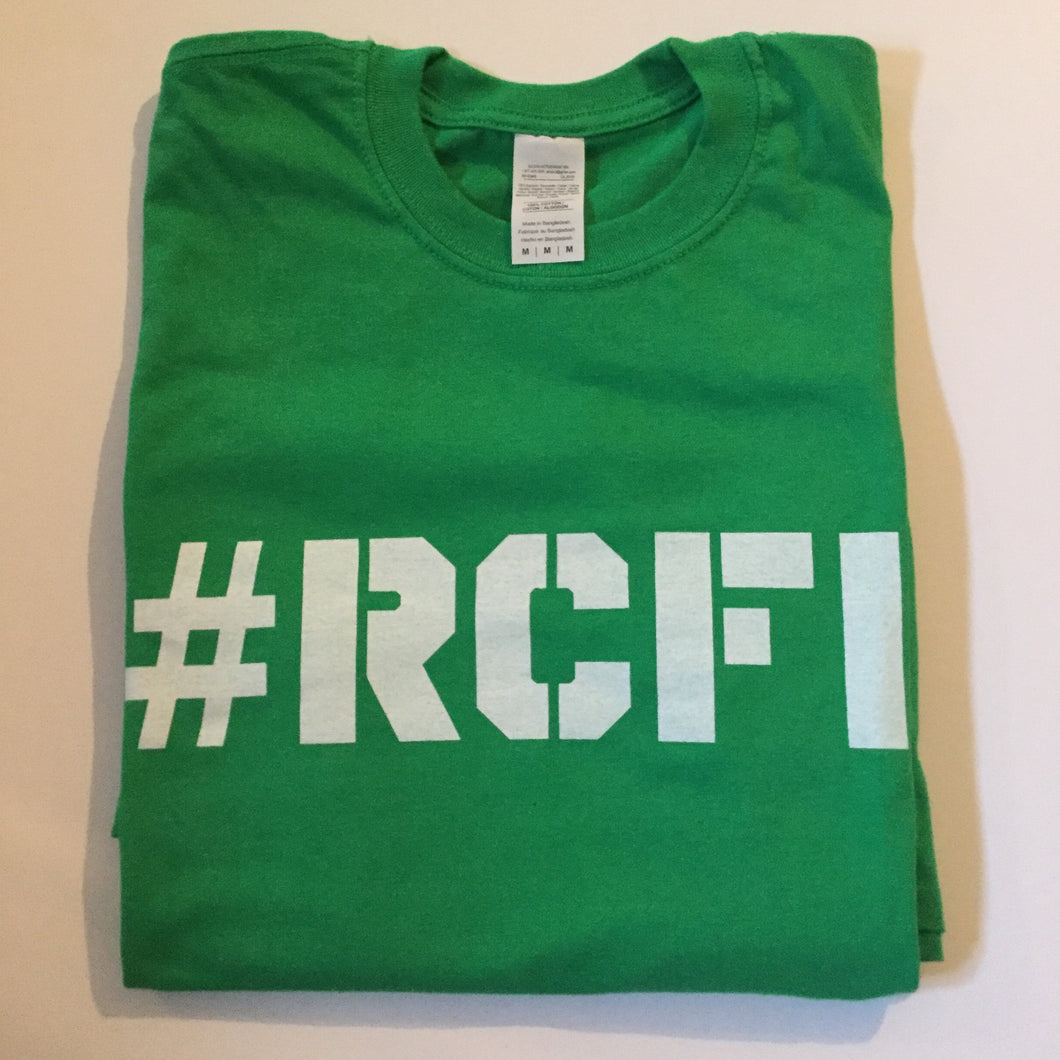 #RCFF Green T-Shirt / White Logo *FREE UK POSTAGE*