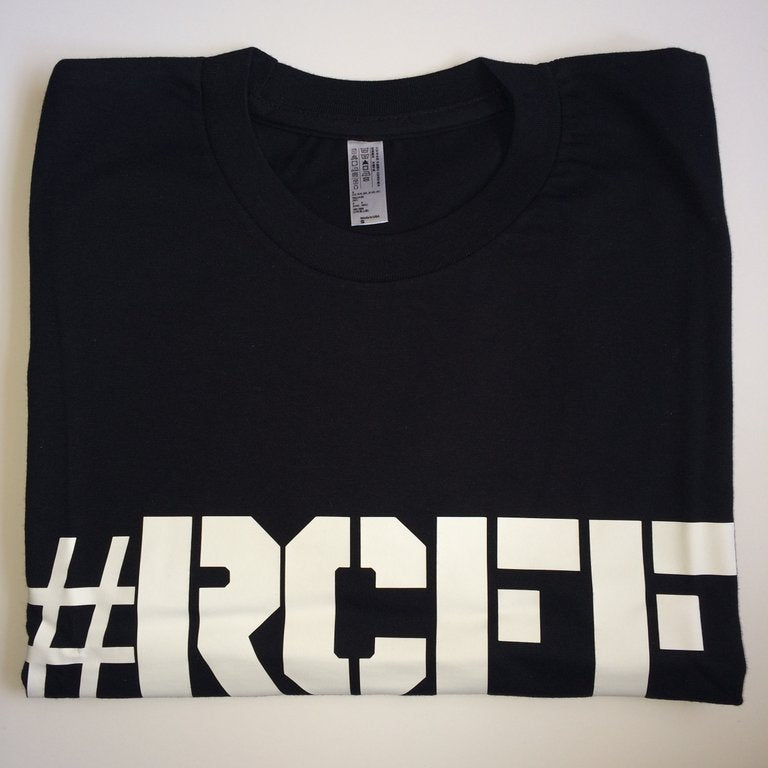 #RCFF Black T-Shirt / White Logo *FREE UK POSTAGE*
