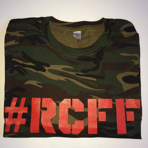 #RCFF Camo T-Shirt / Red Logo *FREE UK POSTAGE*