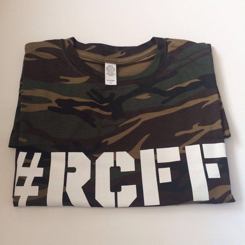 #RCFF Camo T-Shirt / White Logo *FREE UK POSTAGE*