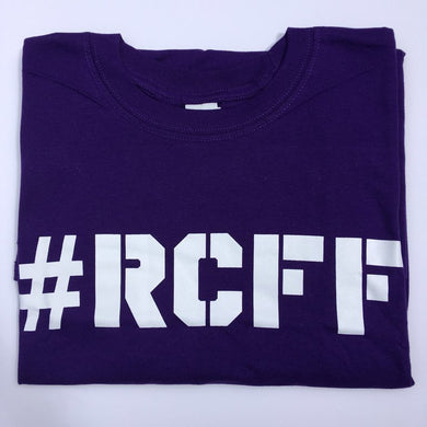 #RCFF Purple T-Shirt / White Logo *FREE UK POSTAGE*