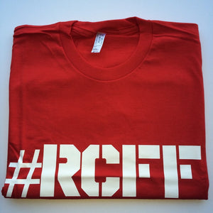 #RCFF Red T-Shirt / White Logo *FREE UK POSTAGE*