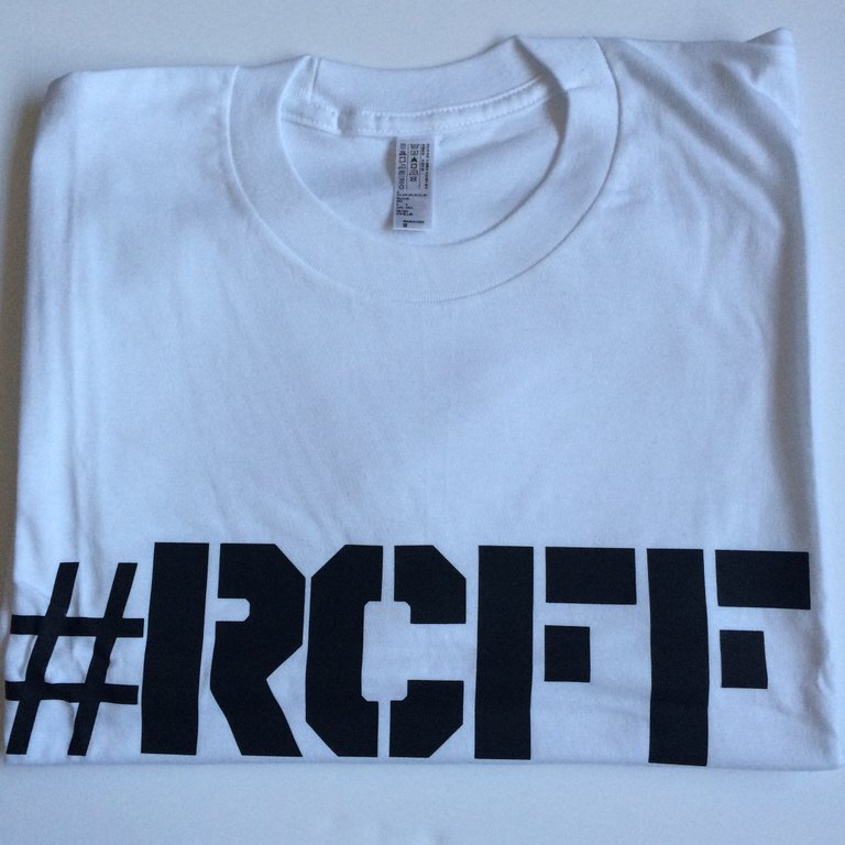 #RCFF White T-Shirt / Black Logo *FREE UK POSTAGE*